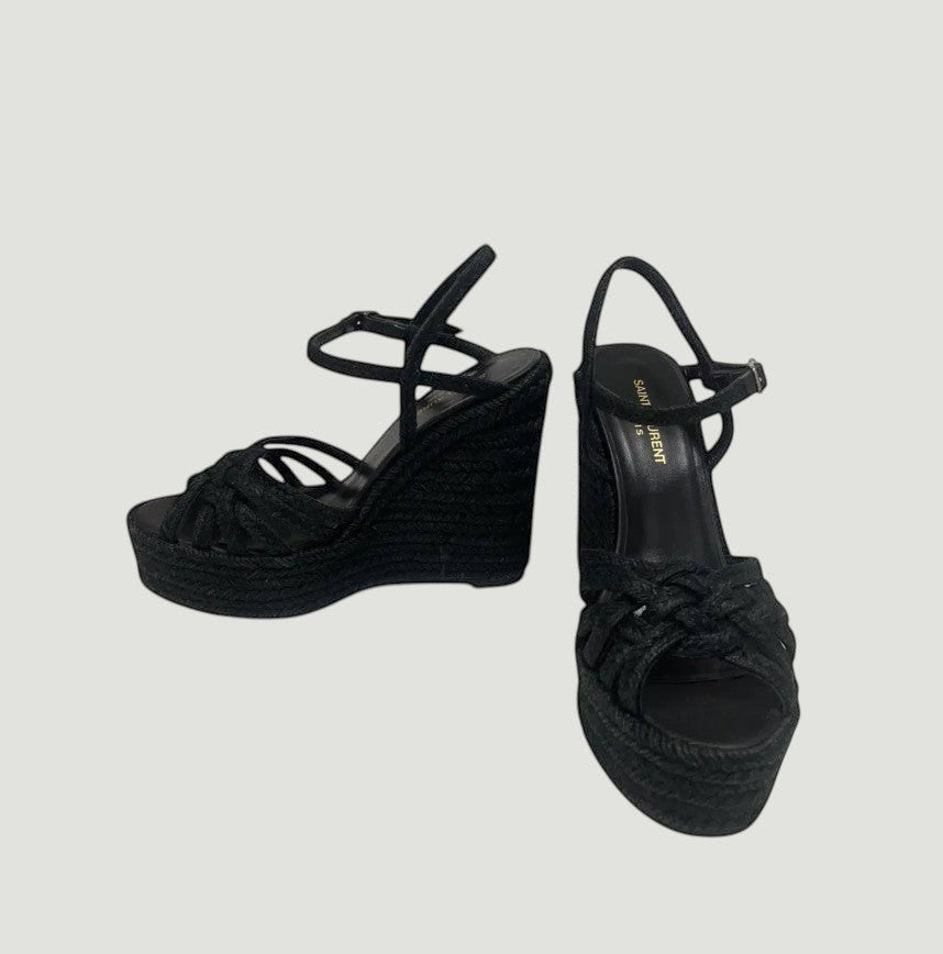 Saint Laurent Wedge Espadrille Size: 37