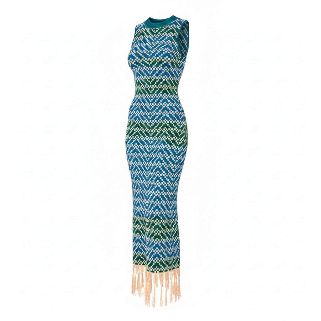 DoDo Bar Or Printed Dress Size: 42