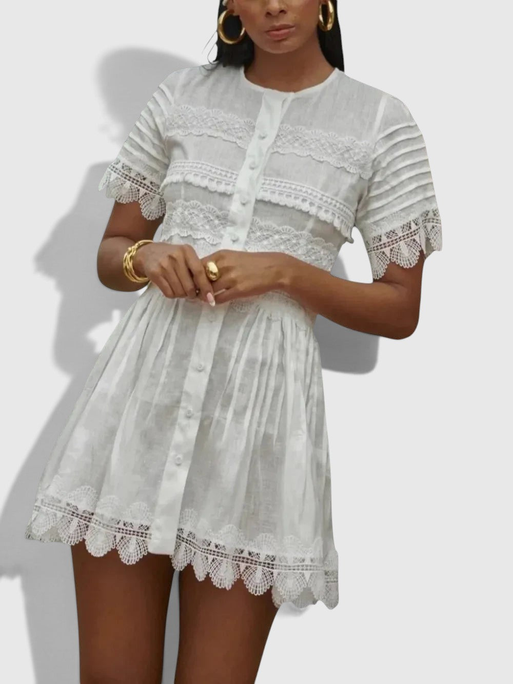 WAIMARI VIOLETTA White Dress Size M