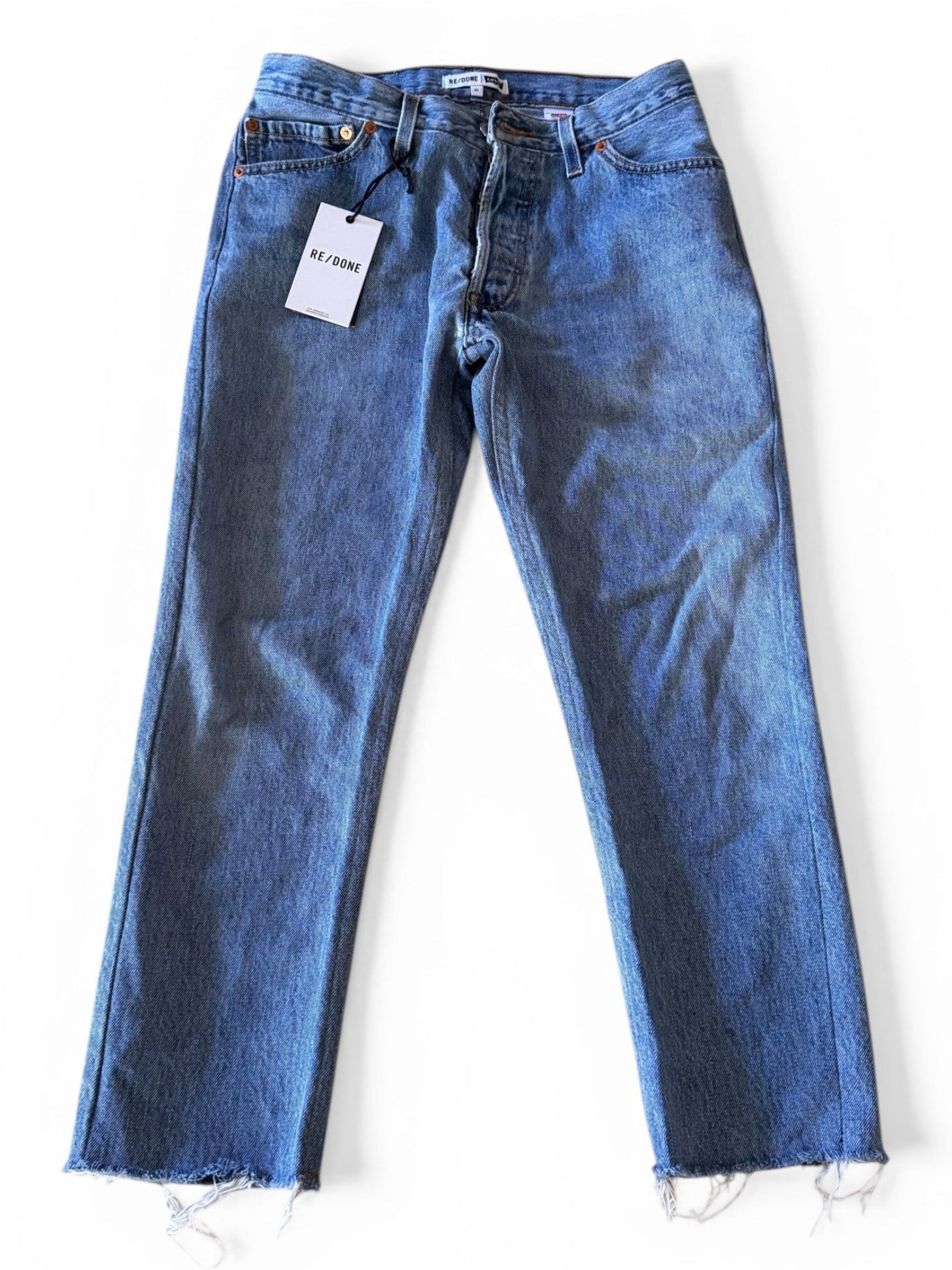 Vintage Levis X ReDone Relaxed Fit Crop Size XS