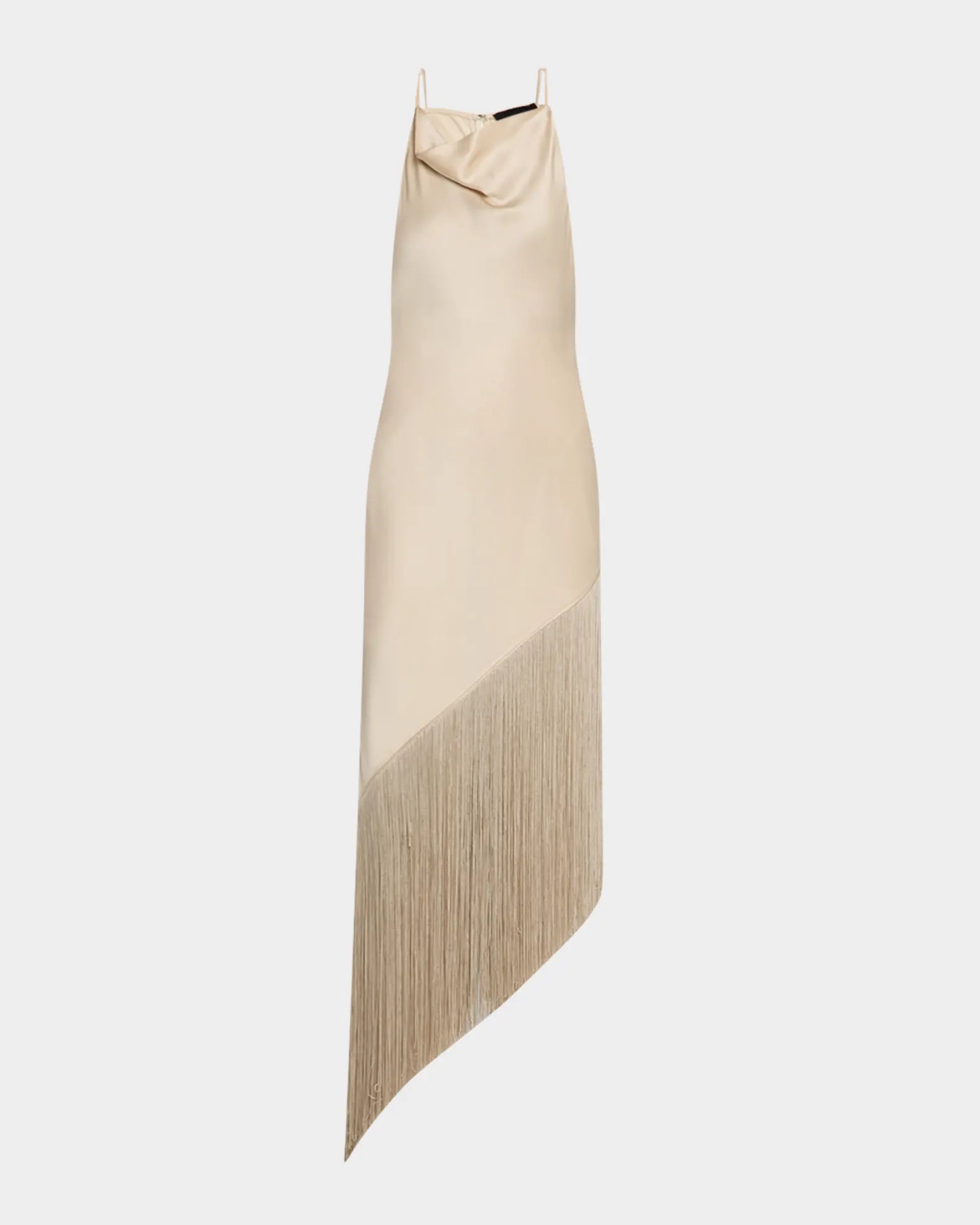 La Pointe Cowl Fringe Dress Size: M, US 8