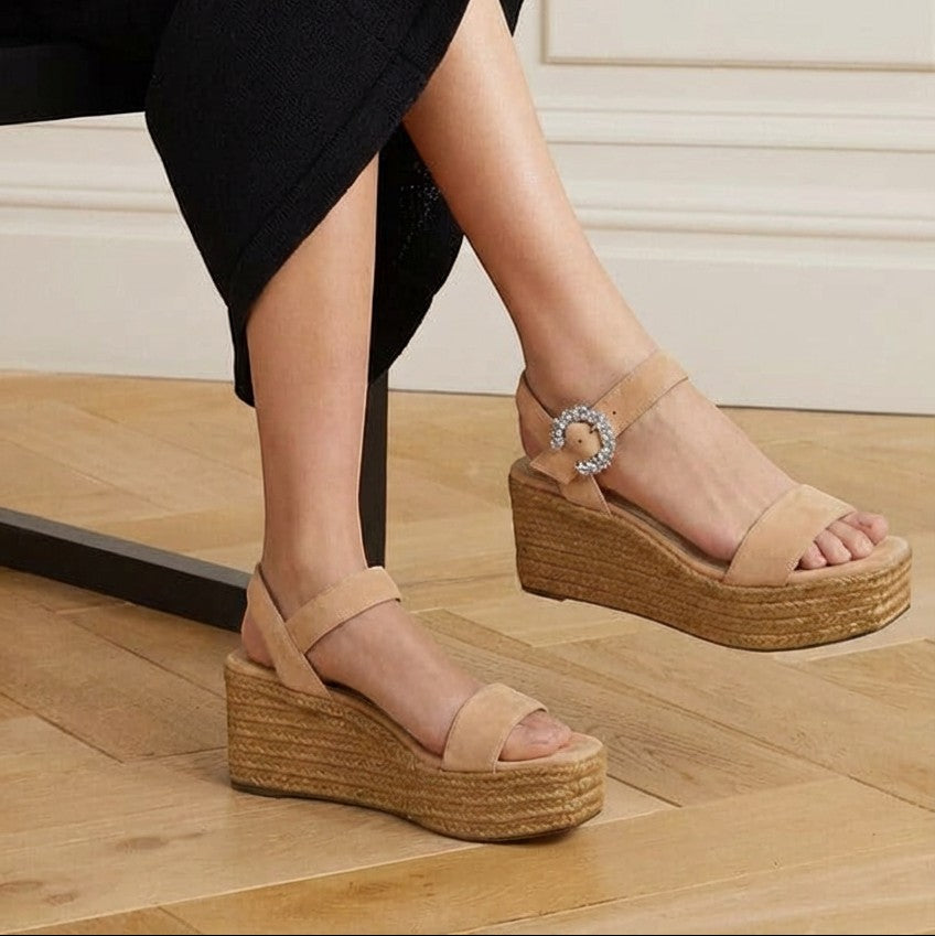 Jimmy Choo Mirabelle Espadrille Wedge Size: 38.5