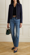 Hermès Cropped Zip Jacket SIZE XS