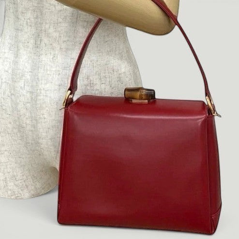 VINTAGE GUCCI Bamboo Turnlock Bag