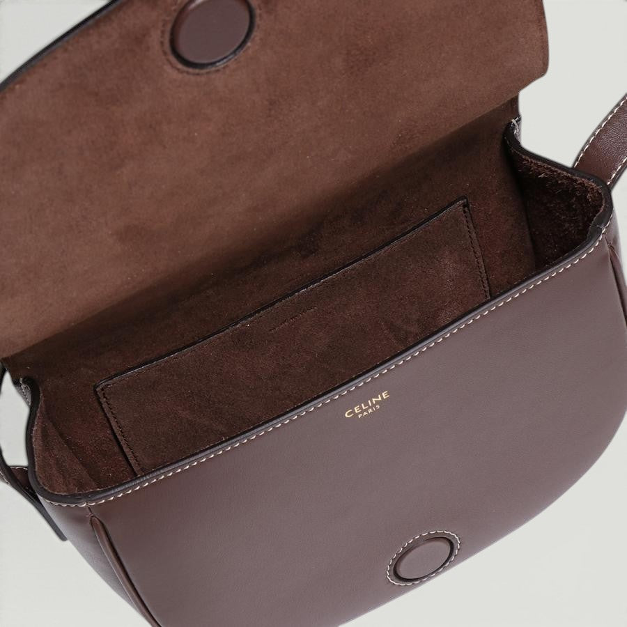 CELINE Folco Cuir Triomphe In Smooth Calfskin